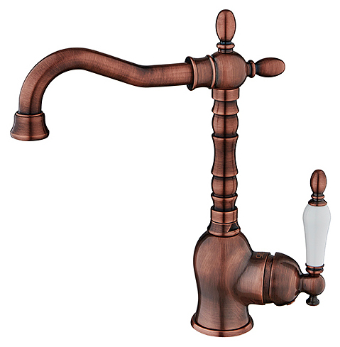 Смеситель для раковины GPD Retro Colored MTL180-B медь