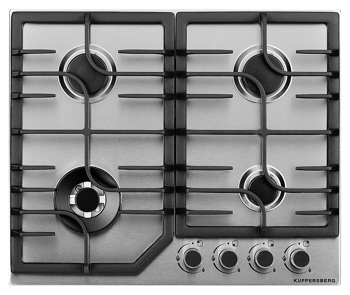 Варочная панель Kuppersberg FS 63 X газовая, нержавеющая сталь