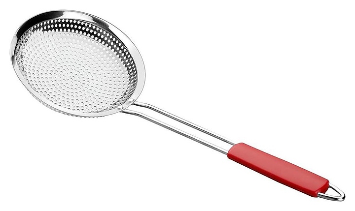 Шумовка P.L. Proff Cuisine 81240801 d=16,5 см l=44 см (нерж. сталь) с пластиковой ручкой