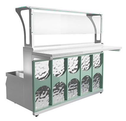 Мармит первых блюд 3-конфорочный Luxstahl МПЧ (С)-1500 Premium Mirror (Зеркало)