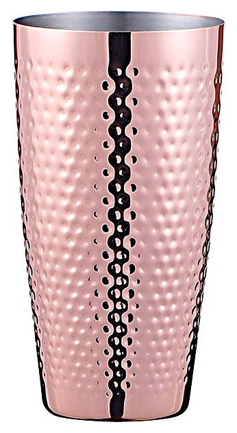 Стакан для шейкера ProBar SK15-617-C-HAMMER, 0,7 л., медный, рифленый