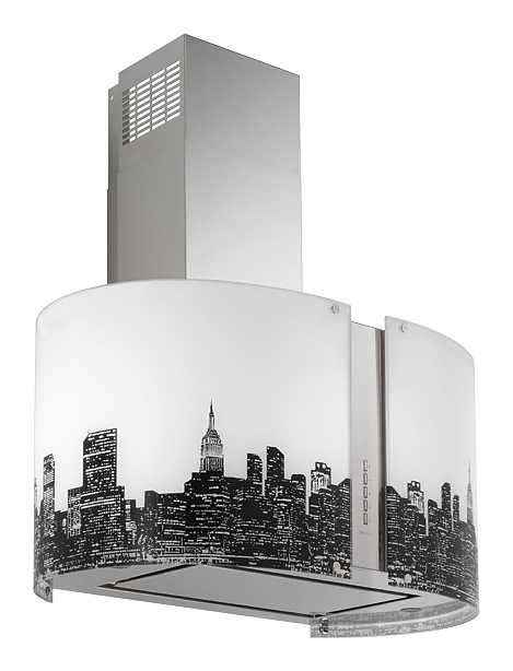 Вытяжка Falmec Mirabilia Isola 85 New York Vetro (800) ECP