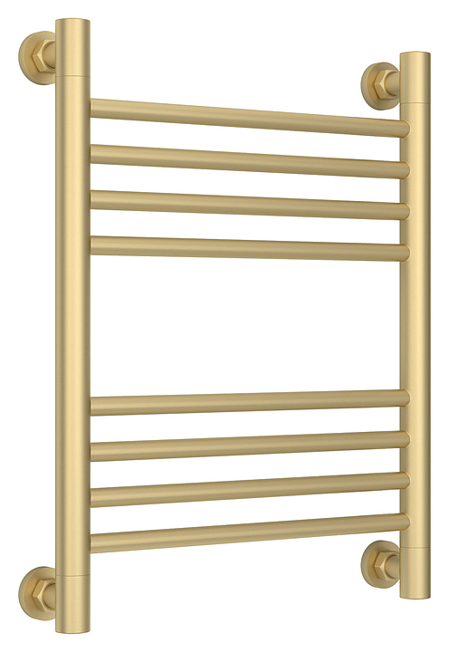 Полотенцесушитель водяной Сунержа Богема+ 50x40 см с прямой перемычкой, матовая шампань