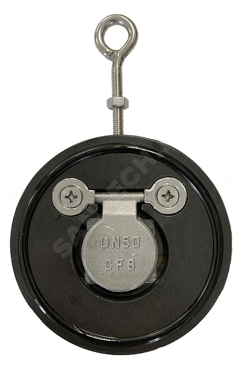 Клапан обратный Benarmo сталь 1/створ 3061 Ду 65 Ру16 Тмакс=110 °С межфл створки нерж