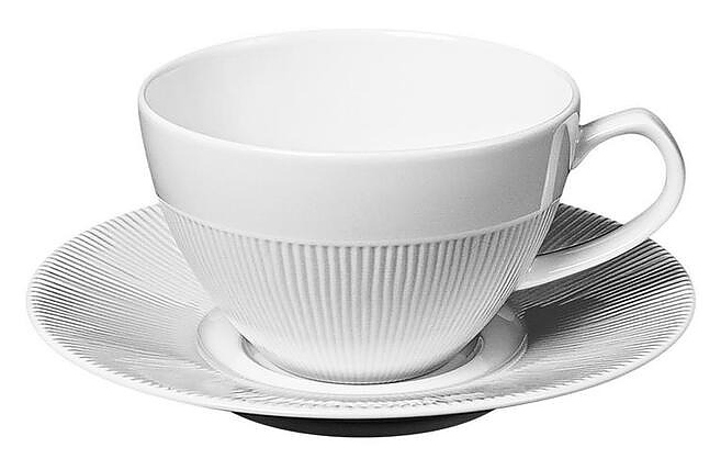 Чайная пара Noble Neo Silk 306608А 250 мл белый