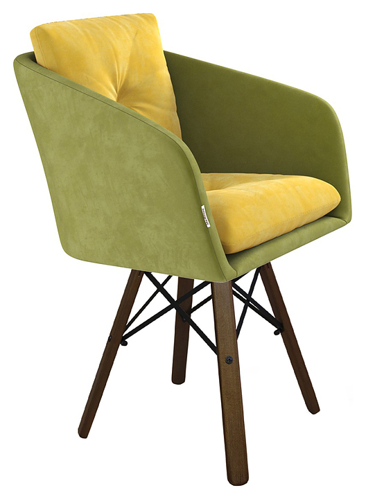 Стул барный Sheffilton SHT-ST43-2/S70 фисташковый десерт / темный орех / черный