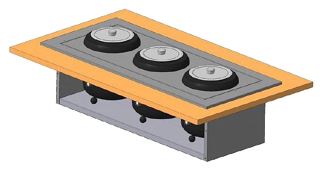 Мармит для первых блюд ITERMA Drop-In МЭ-1-1355 Толга