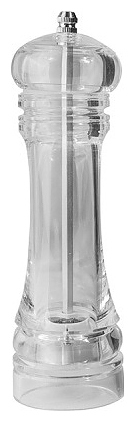 Мельница для перца Ilsa 13270200ACV, 60х210 мм, акрил / металлический измельчитель, прозрачная