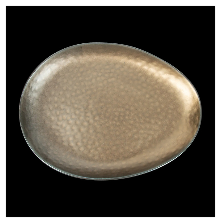 Тарелка овальная Corone Luminare HS205728 275х205 мм медная