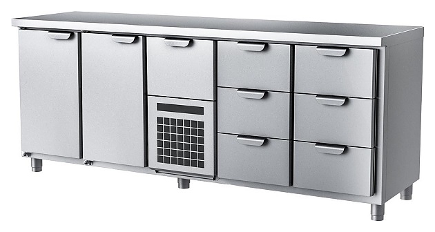 Стол холодильный HappyChef TC GH 1-1-CBR-3-3