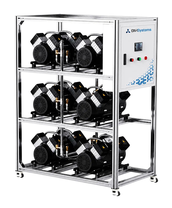 Установка компрессорная безмасляная V-образная стационарная ONH Systems CСК 6X4V P