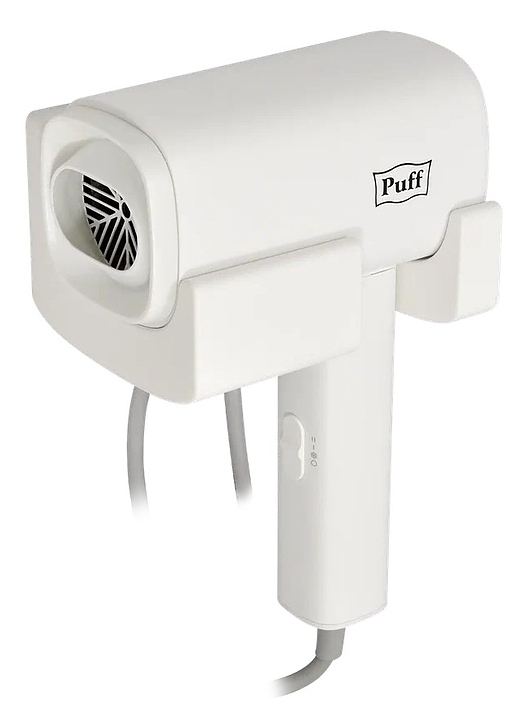 Фен настенный Puff 1601 белый