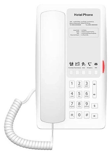 IP-телефон отельный Fanvil H4W белый