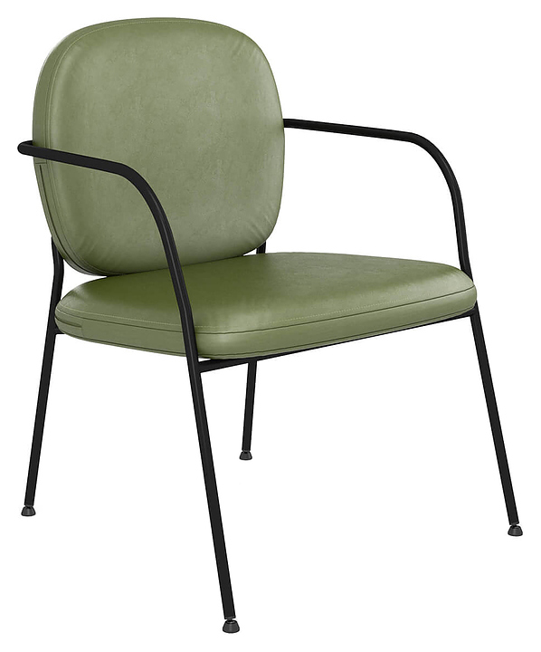 Стул Sheffilton SHT-AMS121 оливковый / черный матовый