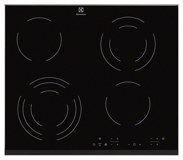 Варочная панель электрическая Electrolux EHF6343FOK черная