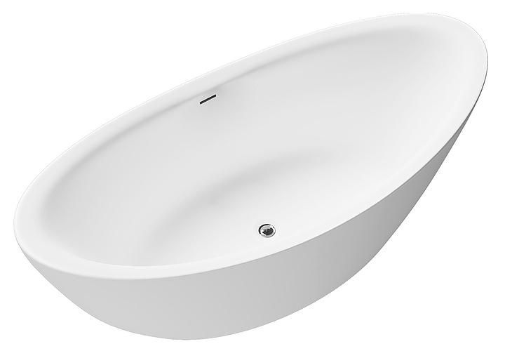 Ванна Grossman Galaxy GR-1402M 180x85 см, акрил, белая матовая