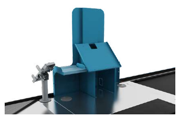 Надстройка для защиты сканера MAGMA КМ200М.11А.00.000СБ (металл) с 2 монетницами