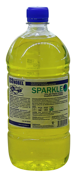 Средство для мытья посуды концентрированное ECOnobel SPARKLE 1 л.