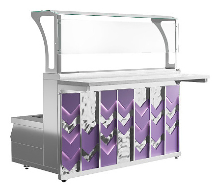 Мармит первых блюд 3-конфорочный Luxstahl МПЧ (С)-1500 Premium Vector (Вектор)