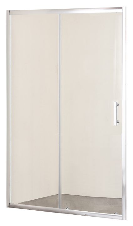 Дверь душевая Taliente TA-120CP 120х185 см, прозрачное, раздвижная, хром