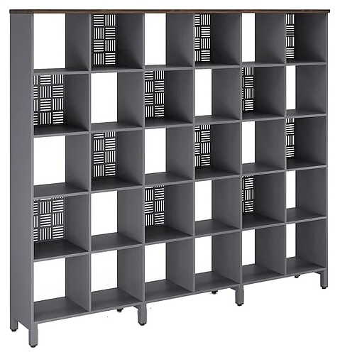 Стеллажная система КОБОР SQ-5X6 graphite/charlston