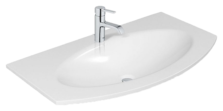 Раковина ЭСТЕТ Мальта 91 ФР-00000785 91,5х50,5х13,5 см, литьевой мрамор