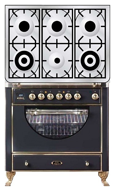 Газовая плита с духовым шкафом ILVE MCA-906D-VG