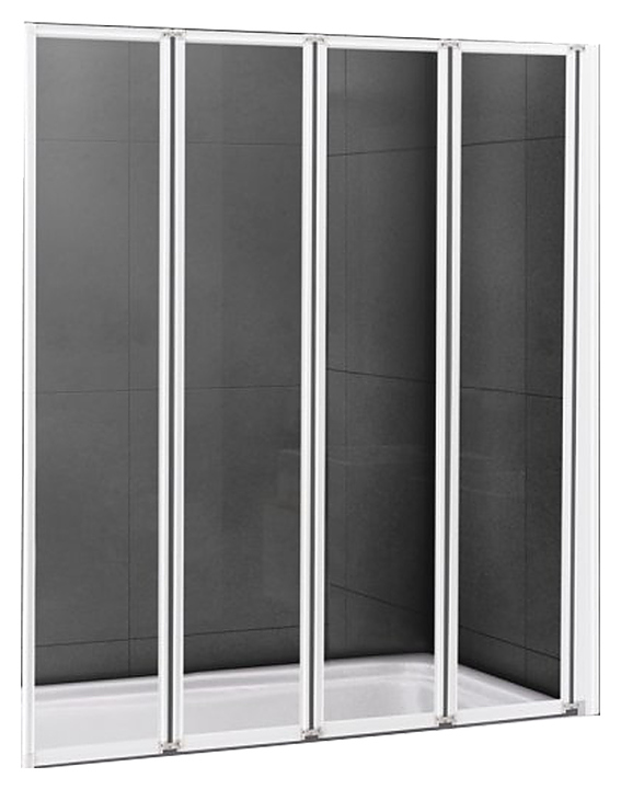 Шторка на ванну CEZARES RELAX-V-4-90/140-P-Bi-R 90х140 см