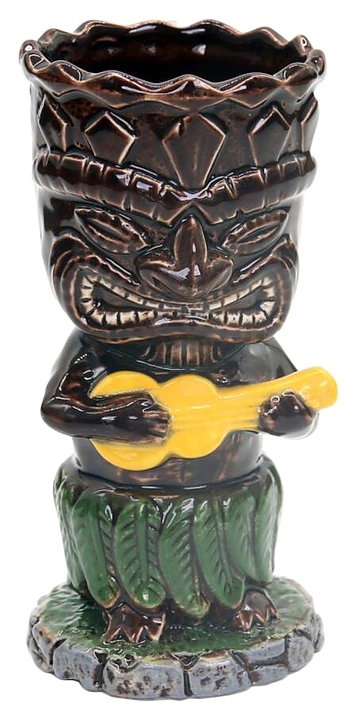 Стакан для коктейлей P.L. Barbossa Tiki TIKI0050 530 мл d=8,2 см h=18 см (керамика) коричневый