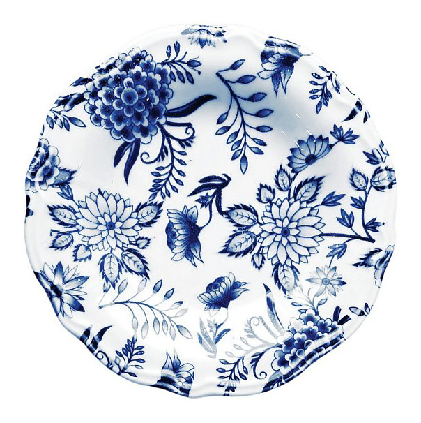 Тарелка глубокая ID Fine Herba Blue FLY22CK-ID1035 22 см