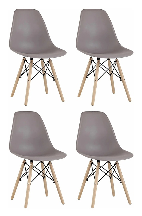 Стул Stool Group Style DSW темно-серый x4
