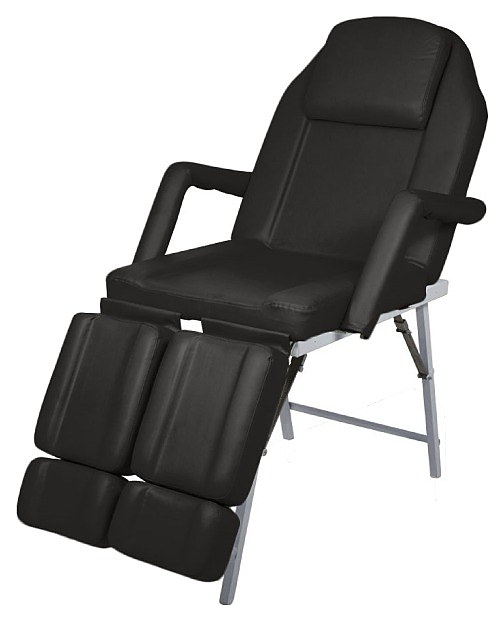 Кресло педикюрное МЭДИСОН МД-602 складное, черное матовое