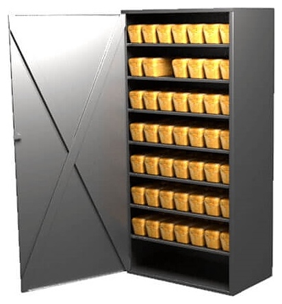 Шкаф для хлеба Oceanus 7-008.11 800х470х1650 мм (нерж. сталь)