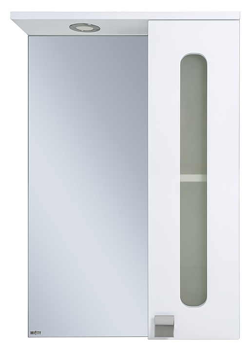 Шкаф зеркальный Misty Урал-50 50х72,2 см правый, белый