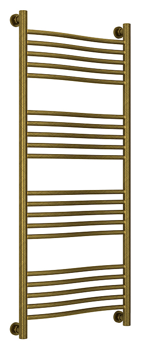 Полотенцесушитель водяной Сунержа Флюид + 120x50 см состаренная бронза