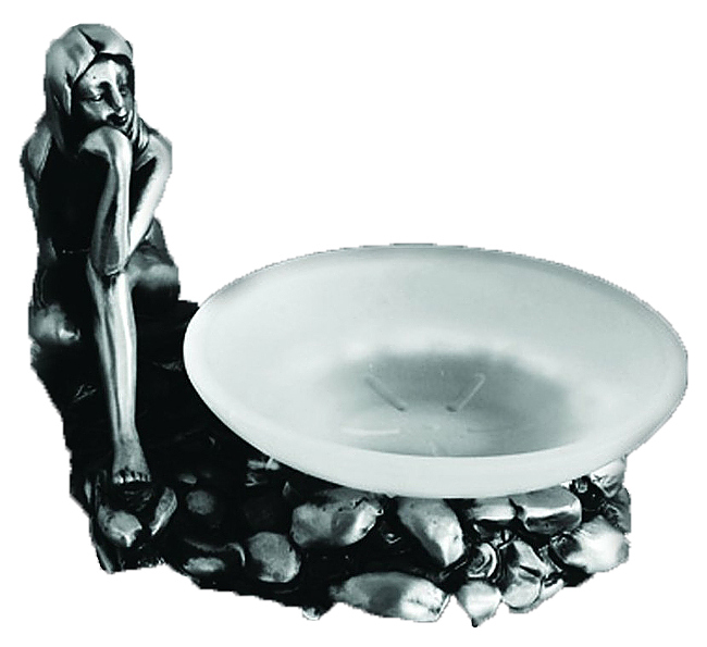 Мыльница Art&Max Juno AM-B-0071C-T серебро