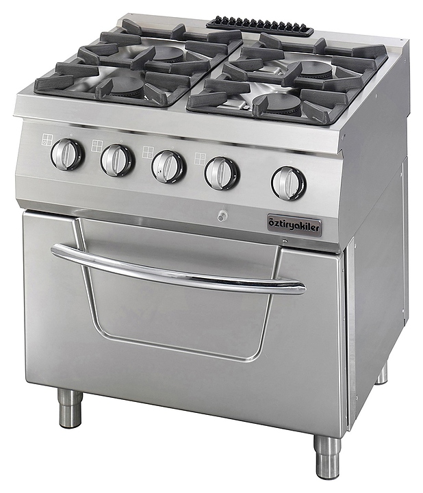 Плита газовая OZTI OSOGF 8070 L с газовым духовым шкафом