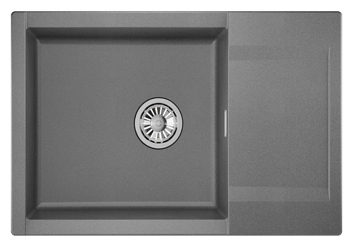 Мойка кухонная Granula ESTETICA 7807, графит