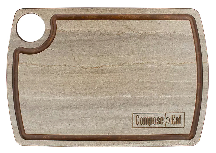 Доска разделочная ComposeEat DRJ22150406KL6 22х15 см, травертин капучино