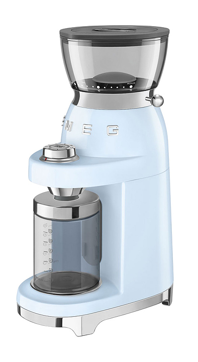 Кофемолка SMEG CGF03PBEU 150 Вт пастельный, голубой