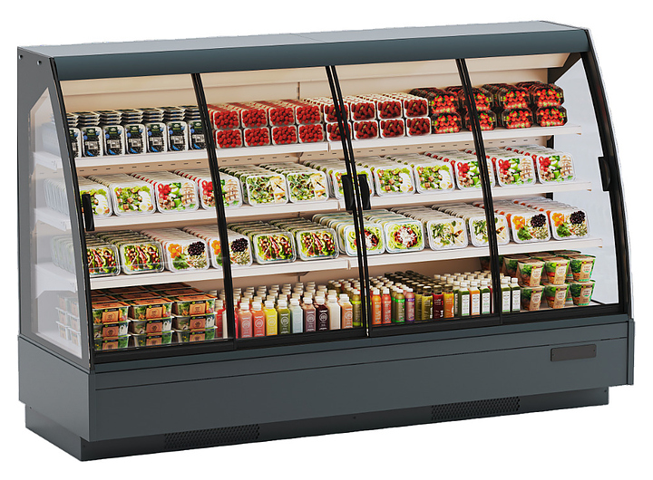 Горка холодильная MAGMA Katran Plug-in H-1600 1900 (с боковинами)