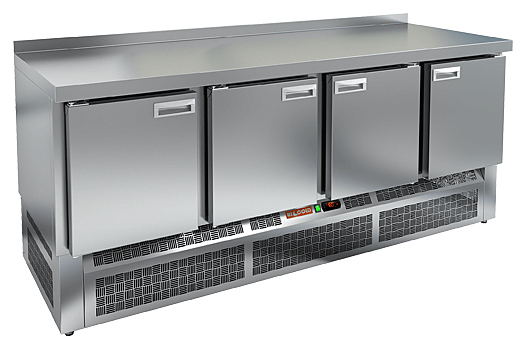 Стол холодильный HICOLD GNE 1111/TN с бортом (с уценкой)