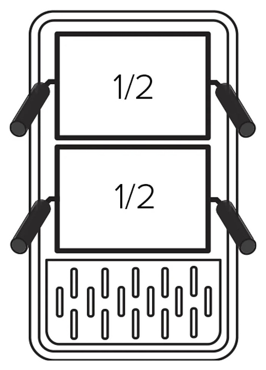 Корзина для макароноварки Unika 900 Giorik 2003074 GN1/2 295x242x215 мм