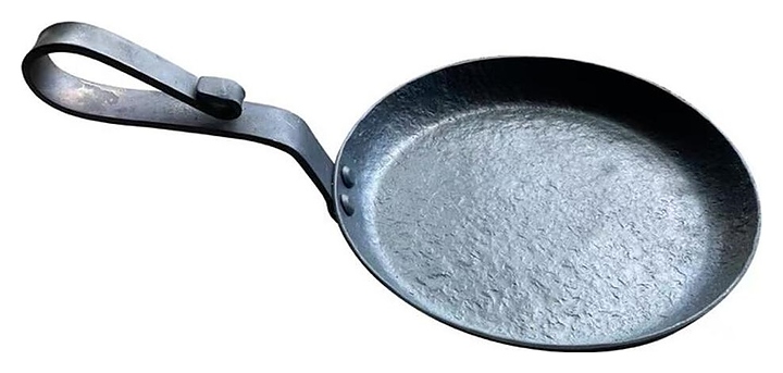 Сковорода для подачи P.L. Proff Cuisine Vintage Blued LEMST05-26 d=26 см h=3,3 см (углерод. сталь)