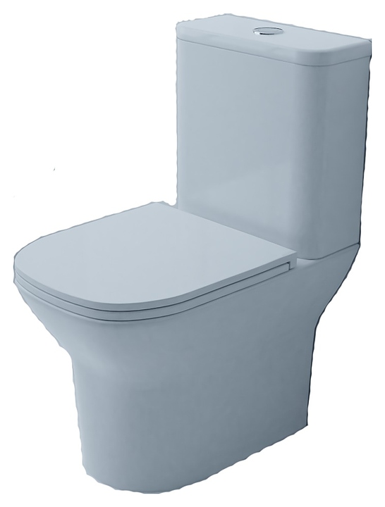 Унитаз напольный с бачком и с сиденьем Azario IRIS AZ8353, фаянс