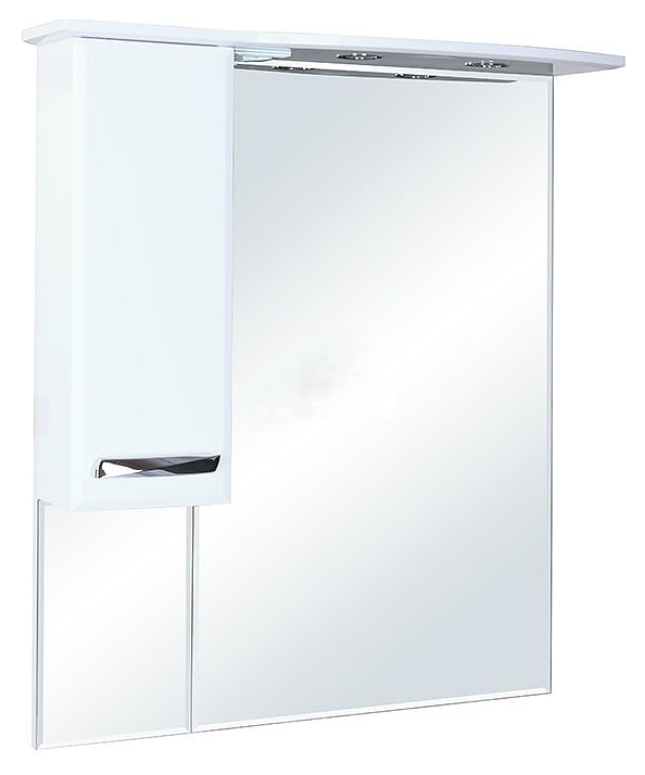 Зеркало Bellezza Балтика 90 L левое, белое