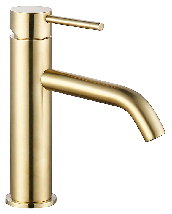 Смеситель для раковины AQUAme Siena AQM6210BG золото матовое