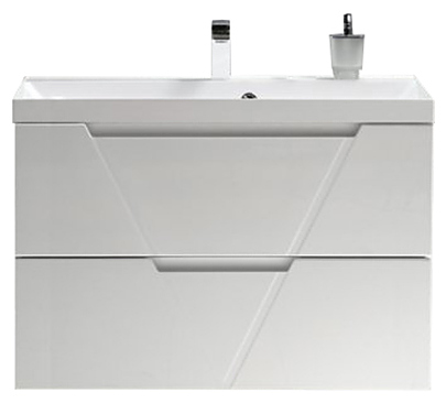 Тумба под раковину BelBagno VITTORIA-900-2C-SO-BL белый глянцевый