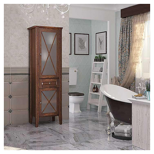 Шкаф-пенал OPADIRIS Палермо Z0000008562, правый, светлый орех