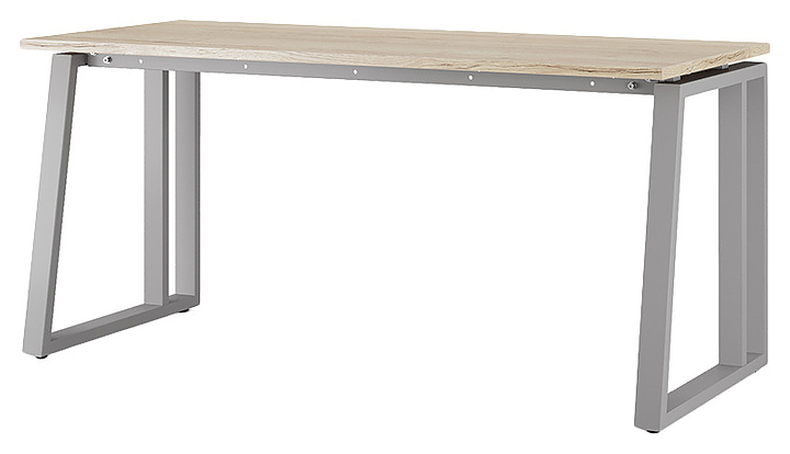 Стол компьютерный КОБОР KTS2-100/70 aluminum/natural